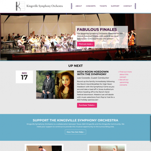 Kingsville Symphony Orchestra Homepage Kingsville Symphony Orchestra Homepage